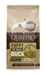 Корм для цуценят маленьких порід Quattro Puppy&Mother Duck Small Breed 1,5 кг
