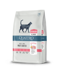 Корм для котів стерилізованих Quattro Cat Sterilized Poultry 7 кг