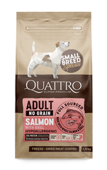 Корм для собак маленьких порід Quattro Adult Salmon and krill Small Breed 7 кг
