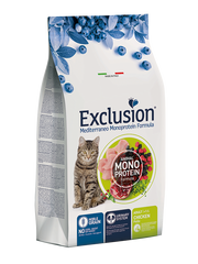 Корм для котів віком від 12 місяців Exclusion CAT ADULT CHICKEN 12 кг